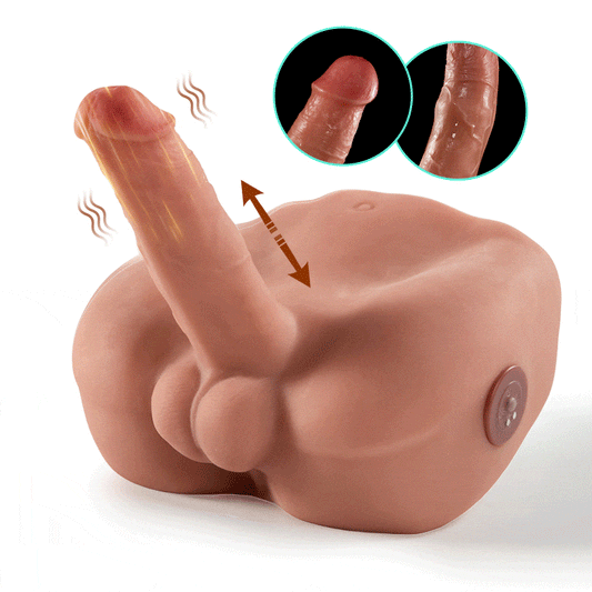 Dante Fiery Deep Insertion : mode de vibration télescopique à 5 vitesses et 2 fréquences - dureté réelle, pénis simulé IPX7