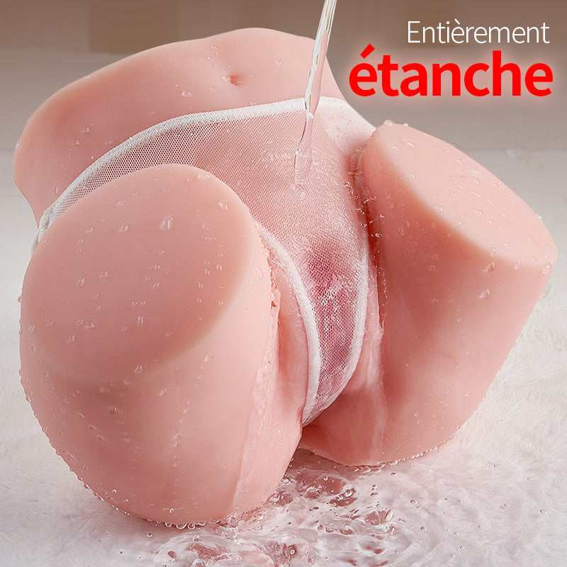 HERA - Poupée sexuelle avec vibration & fonction d’aspiration – Expérience d’oral réaliste, 6 modes de vibration et 3 modes d’aspiration, matériau TPE