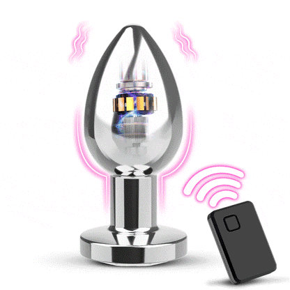 Vibromasseur anal avec boîtier en métal et 10 modes de vibration pour hommes et femmes