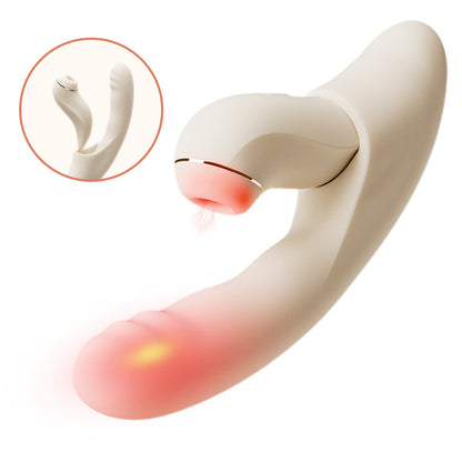 SVAKOM 4 en 1 APP Contrôle Poussée Sucer Chauffage Vibromasseur Point G Stimulateur d'aspiration détachable