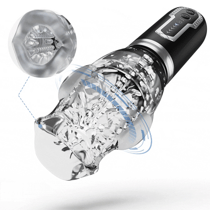 TORNADO 3.0 Version 7 Vibrant 5 Rotating Thrusting Fellation Masturbateur