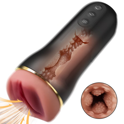 5 Succion 10 Vibration Entrée Vaginale Simulée Masturbateur homme