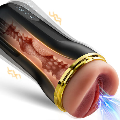 Captain - 5 Succion 10 Vibration Entrée Vaginale Simulée Masturbateur Cup