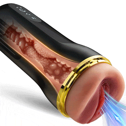 Captain - 5 Succion 10 Vibration Entrée Vaginale Simulée Masturbateur Cup