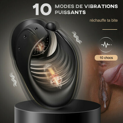 Masturbateur 10 modes de vibration à boucle réglable automatiquement