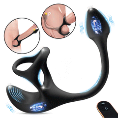 Zenith - Plug anal Stimulateur vibrant à balle avec cockring