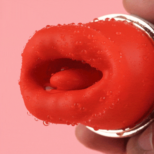 Vibromasseur Clitoridien Bouche et Langue 4 en 1 Lécher, Mordre, Aspirer et Vibrer