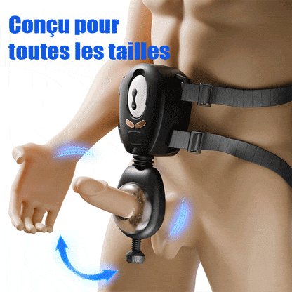 AssistPro-main libre ! 9 Va-et-Viens 9 Vibration Masturbateur portable