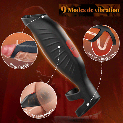 【Nouveaux produits】SemenSentry - Anneau pénien à haute efficacité par vibration à 9 fréquences