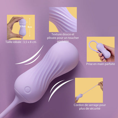 Elf — Vibrateur à Stimulation 360° avec Vibration et Rotation à 9 Fréquences