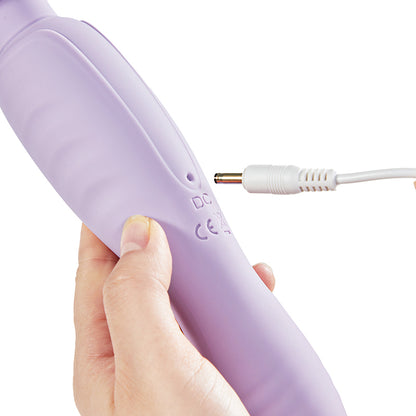 Vibromasseur Dual Head AV Stick clitoris tétons violet