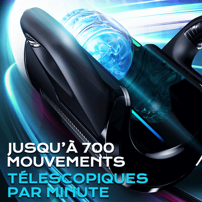 LETEN 10 Masturbateur à moteur à grande vitesse avec support pour téléphone