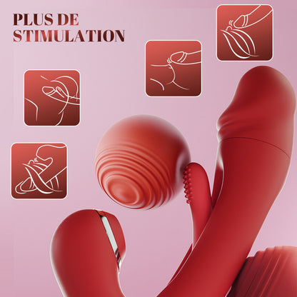 DELPHINE 7 Sucer 7 Frapper le vibrateur