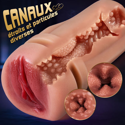 Captain - 5 Succion 10 Vibration Entrée Vaginale Simulée Masturbateur Cup