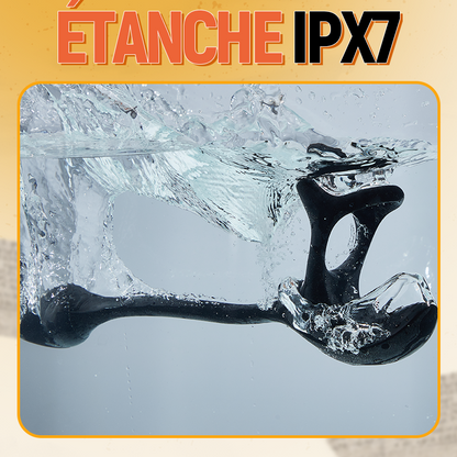 Plug anal Stimulateur vibrant à balle avec cockring