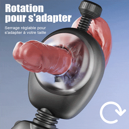 AssistPro-main libre ! 9 Va-et-Viens 9 Vibration Masturbateur portable