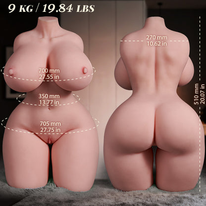 【élément chauffant gratuit】Lana - Seins en forme de goutte d'eau × déesse des hanches × poupée gonflable linéaire avec gilet réel