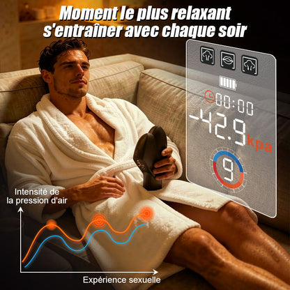 Ravish - Manche en forme de chair, aspiration longue durée, guidage clair, masturbateur automatique masculin