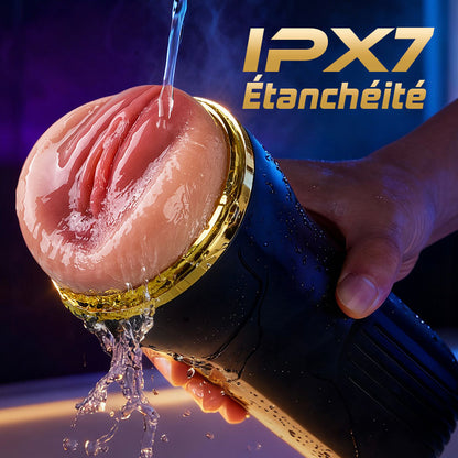 Captain - 5 Succion 10 Vibration Entrée Vaginale Simulée Masturbateur Cup