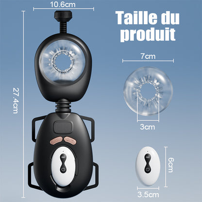 AssistPro-main libre ! 9 Va-et-Viens 9 Vibration Masturbateur portable