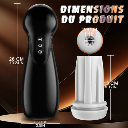 Evolution-8 Succion 10 Vibration One Touch Orgasm Digital Vacuum Masturbator