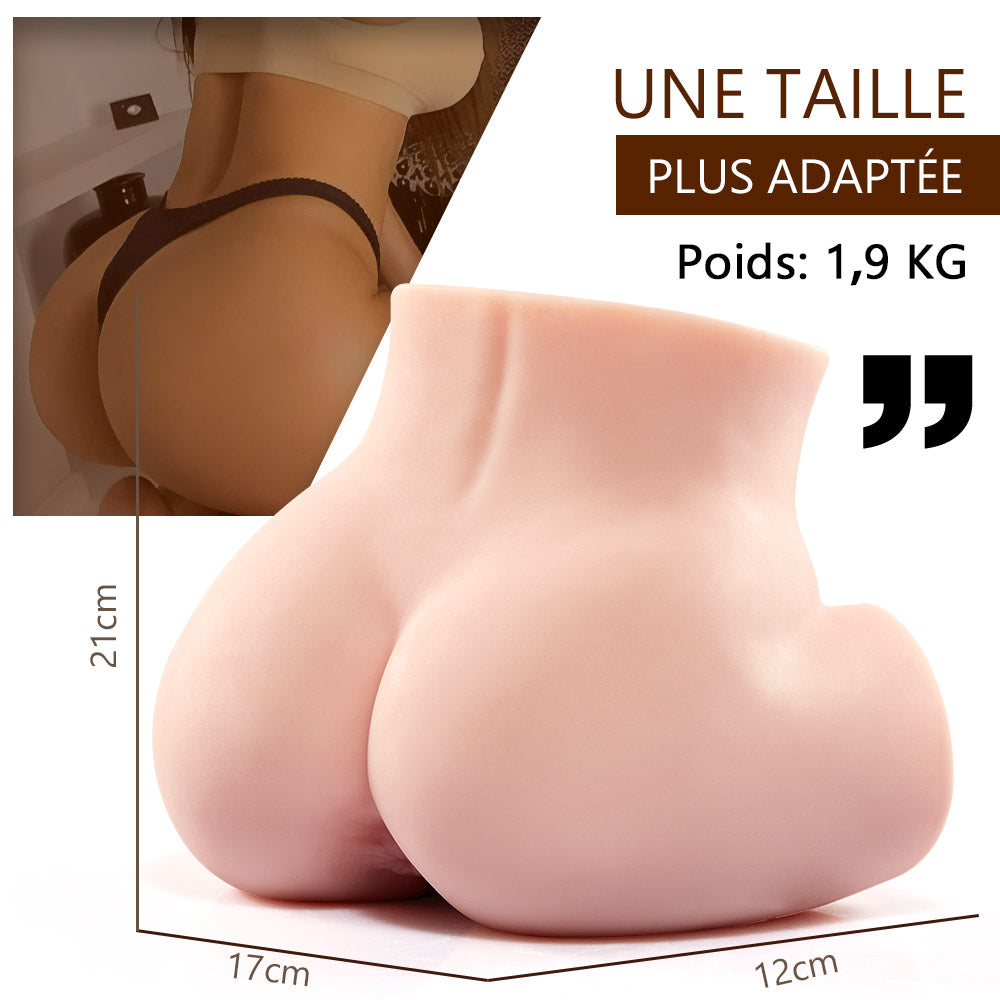 1.9KG Masturbateur Réaliste vagin anal meilleur dispositif de masturbation Masturbateur Fondlove
