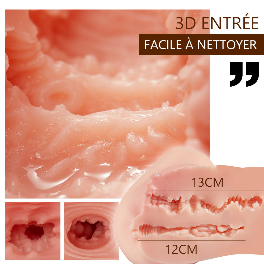 1.9KG Masturbateur Réaliste vagin anal meilleur dispositif de masturbation Masturbateur Fondlove