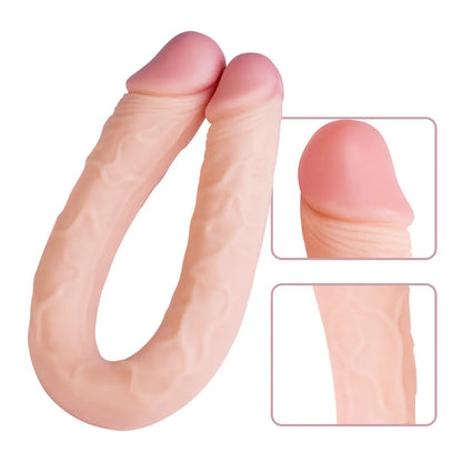 Double gode réaliste pour femmes lesbiennes hommes gays Acmejoy