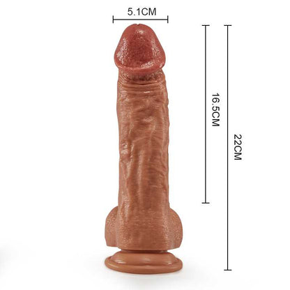 Gode réaliste 5.1 CM Diamètre 10 Vibrations Acmejoy Acmejoy