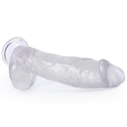 Gode réaliste XXL transparent avec ventouse forte 23.5 cm insérable silicone souple MODI