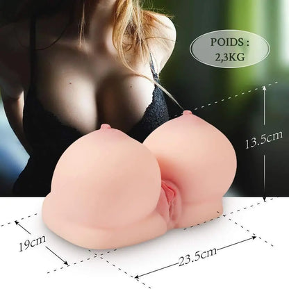 Masturbateur réaliste G-Cup seins vagin sexy 2.3KG sexe poupée Fondlove Fondlove