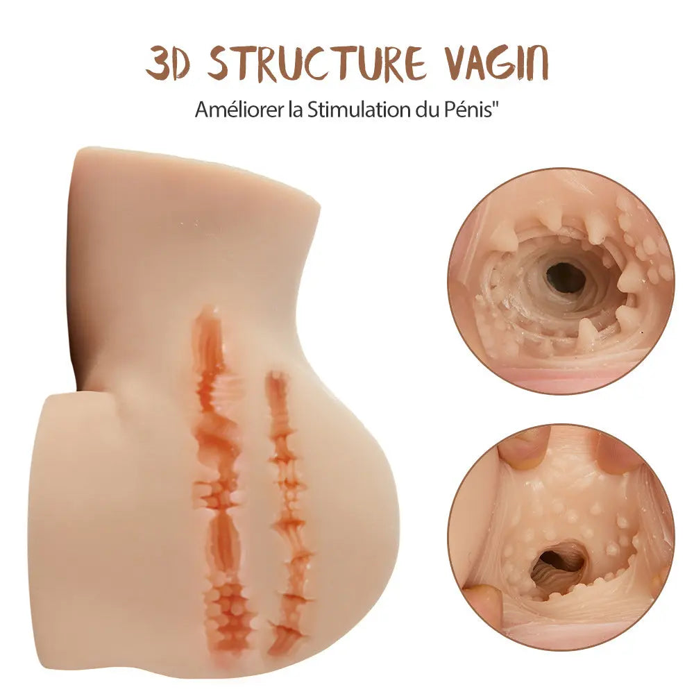 Masturbateur réaliste avec lèvres et clitoris super réel 3.1kg Moruioy Moruioy