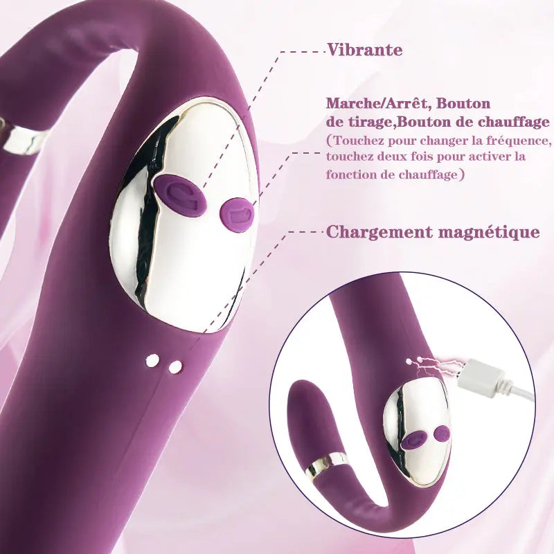 Vibromasseur à double tête de type C Acmejoy Acmejoy