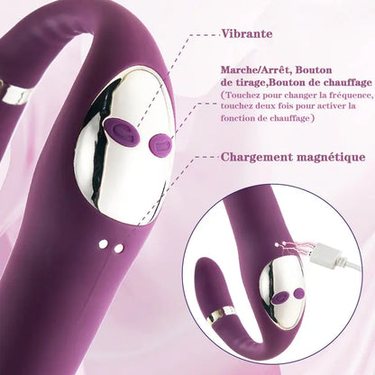 Vibromasseur à double tête de type C Acmejoy Acmejoy
